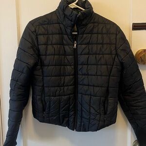 Women’s Guess Black Quilted Puffer Jacket